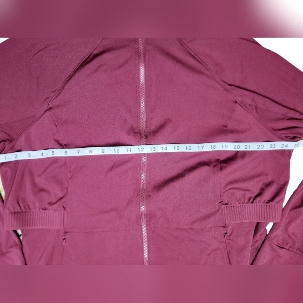 Fabletics Trinity Performance Jacket, 2x, Maroon - image 7
